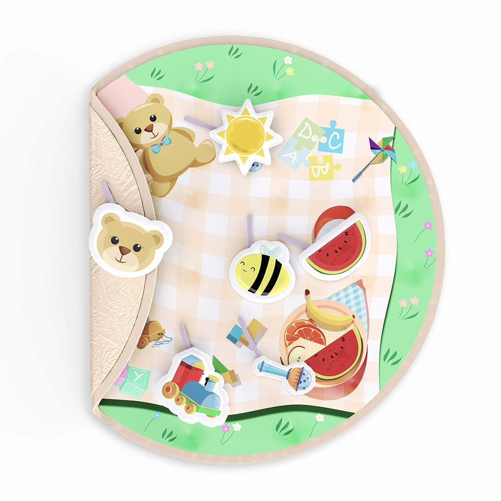 Fancy Fluff Organic Baby Play Mat - Picnic - FF-PI-OPM-11