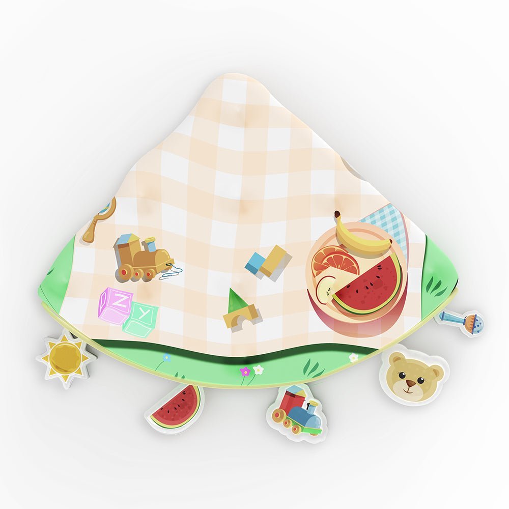 Fancy Fluff Organic Baby Play Mat - Picnic - FF-PI-OPM-11