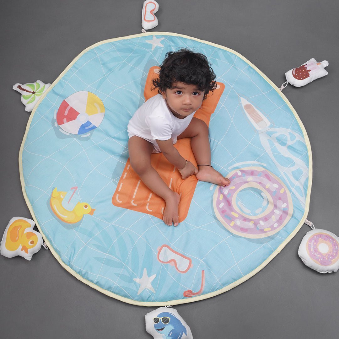 Fancy Fluff Organic Baby Play Mat- Pool - FF-PL-OPM-12