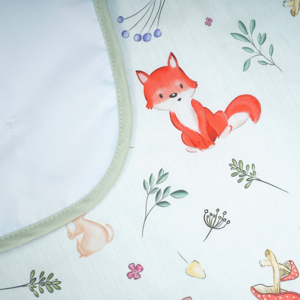 Fancy Fluff Organic Bed Protector - Woodland - FF-WD-ABP-01
