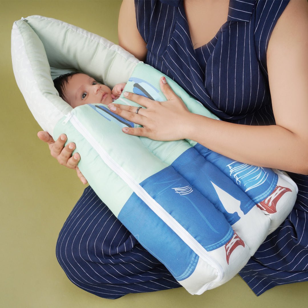 Fancy Fluff Organic Carry Nest- Urban Baby - FF-UB-BSB-03