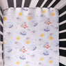 Fancy Fluff Organic Cot Bedsheet- Nova - FF-NV-CBS-03