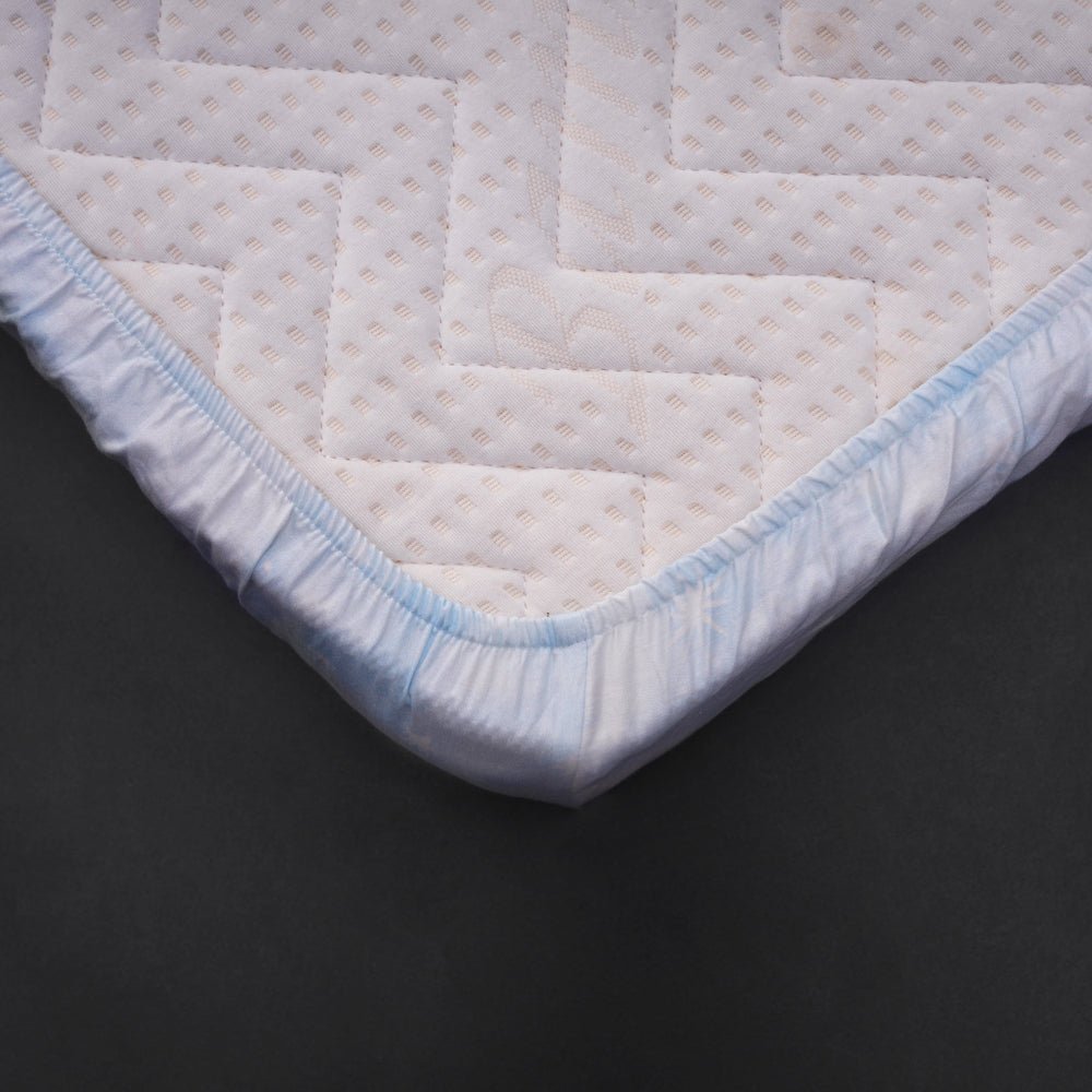 Fancy Fluff Organic Cot Fitted Sheet- Nova - FF-NV-FBS-03
