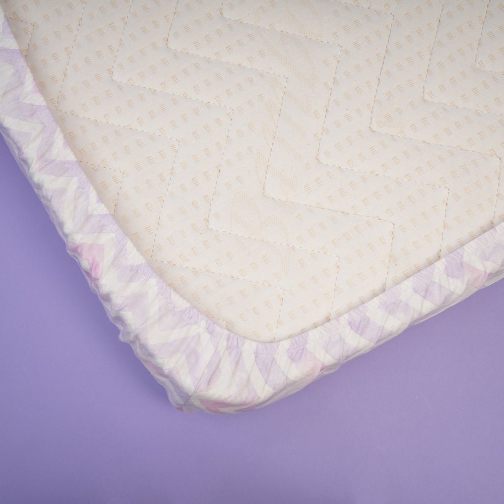 Fancy Fluff Organic Cot Fitted Sheet- Pixie Dust - FF-PX-FBS-04