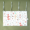 Fancy Fluff Organic Cotton Crib Organiser - Woodland - FF-WD-QCO-01