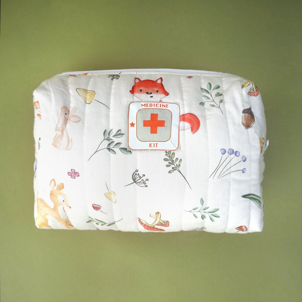 Fancy Fluff Organic Cotton Medicine Kit - Woodland - FF-WD-QMK-01
