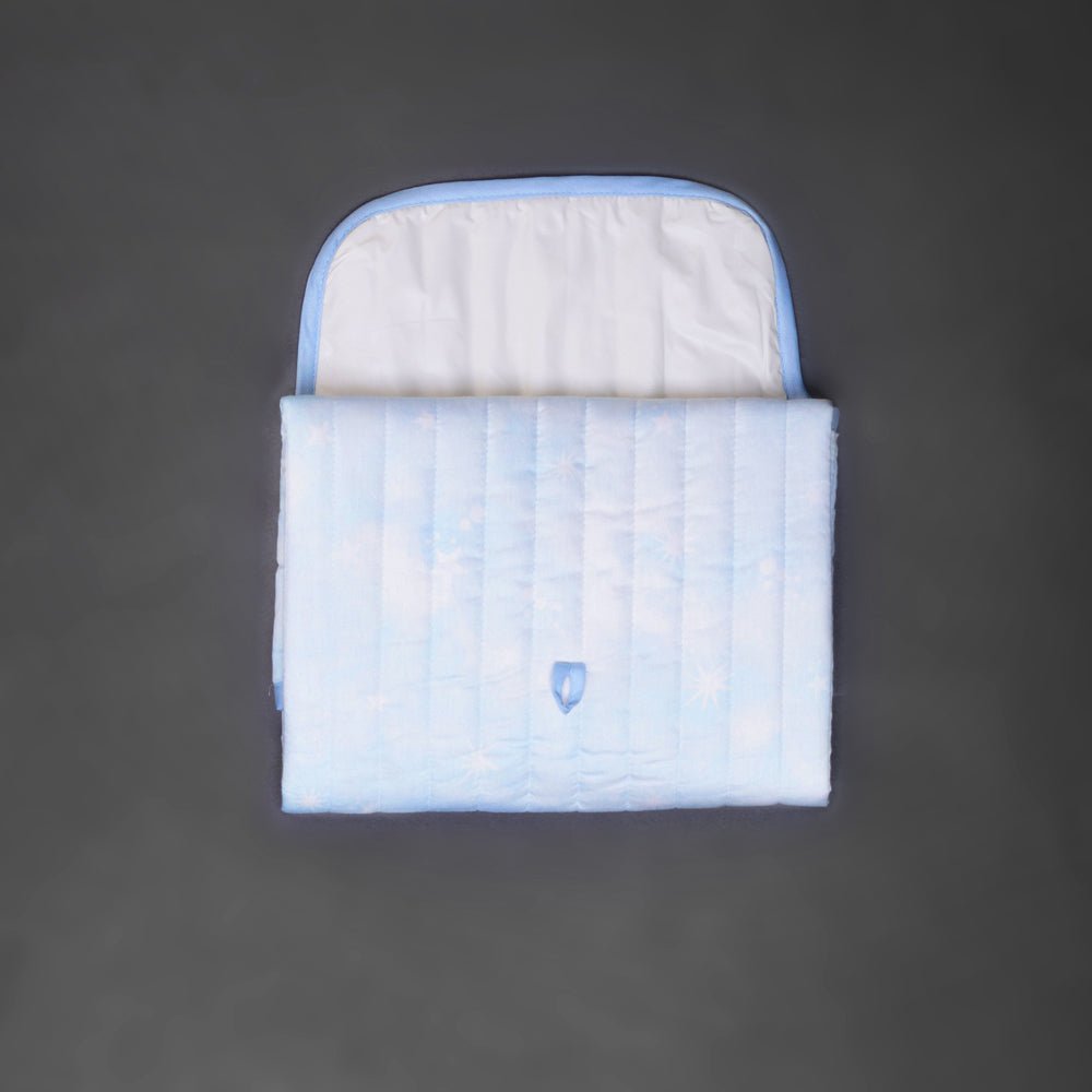 Fancy Fluff Organic Cotton On-The-Go Changing Mat- Nova - FF-NV-QCM-03