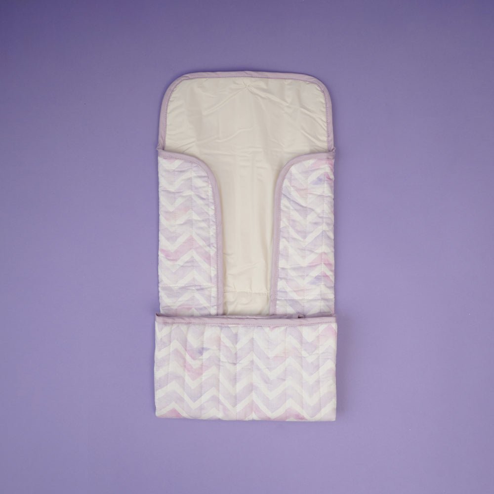 Fancy Fluff Organic Cotton On-The-Go Changing Mat- Pixie Dust - FF-PX-QCM-04
