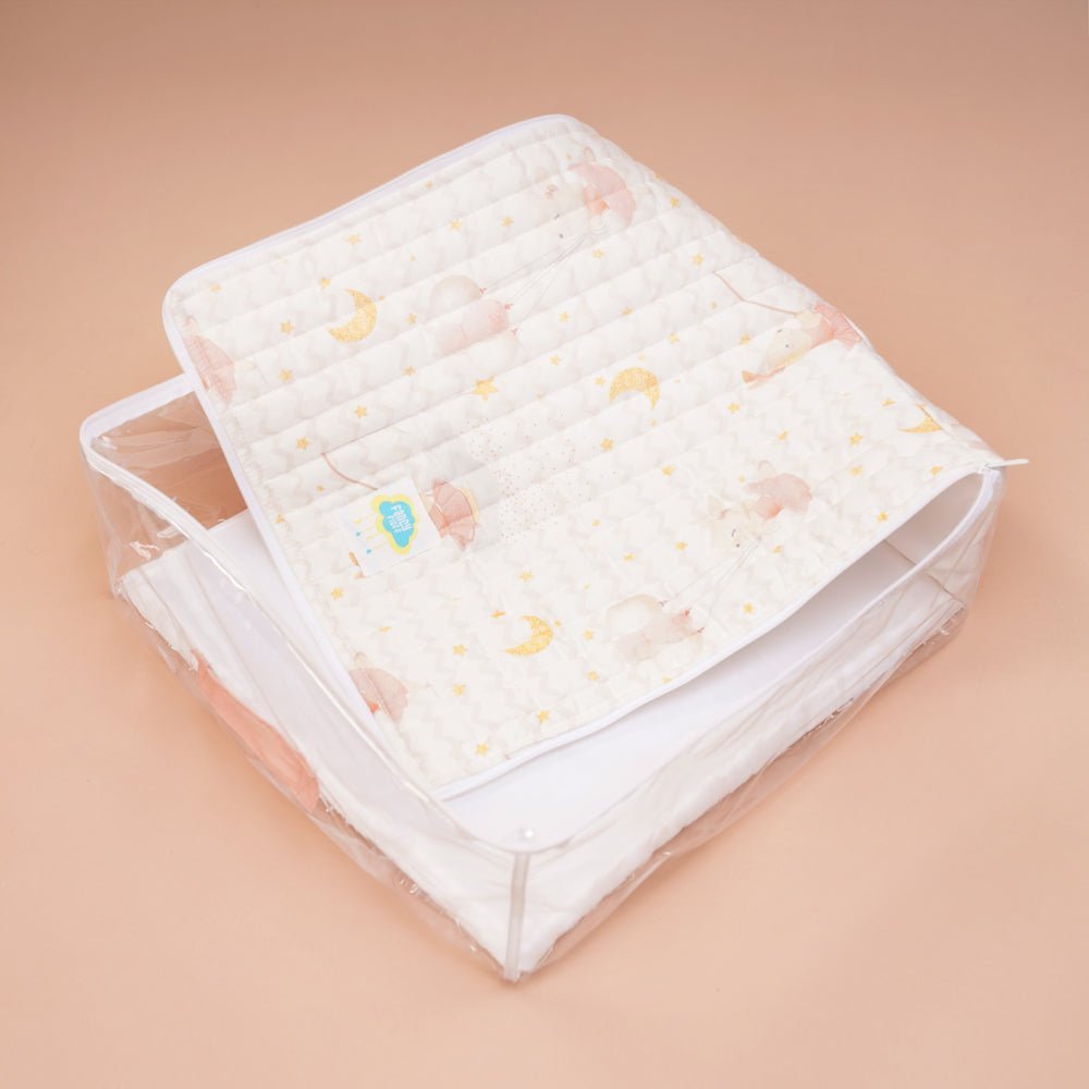Fancy Fluff Organic Cotton Storage Bag- Day Dream - FF-DM-QML-02