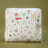 Fancy Fluff Organic Cotton Storage Bag- Woodland - FF-WD-QML-01