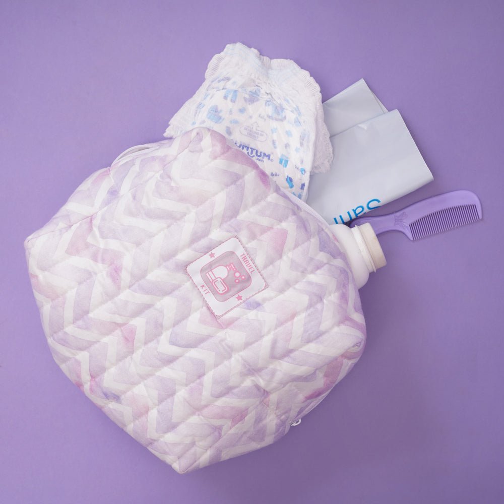 Fancy Fluff Organic Cotton Travel Kit- Pixie Dust - FF-PX-QTK-04