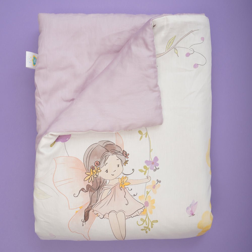 Fancy Fluff Organic Toddler Comforter- Pixie Dust - FF-PX-BCC-04
