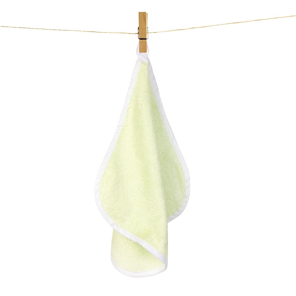 Fancy Fluff Pack of 3 Bamboo Cotton Washcloth- Blue - FF-BL-WCL-02