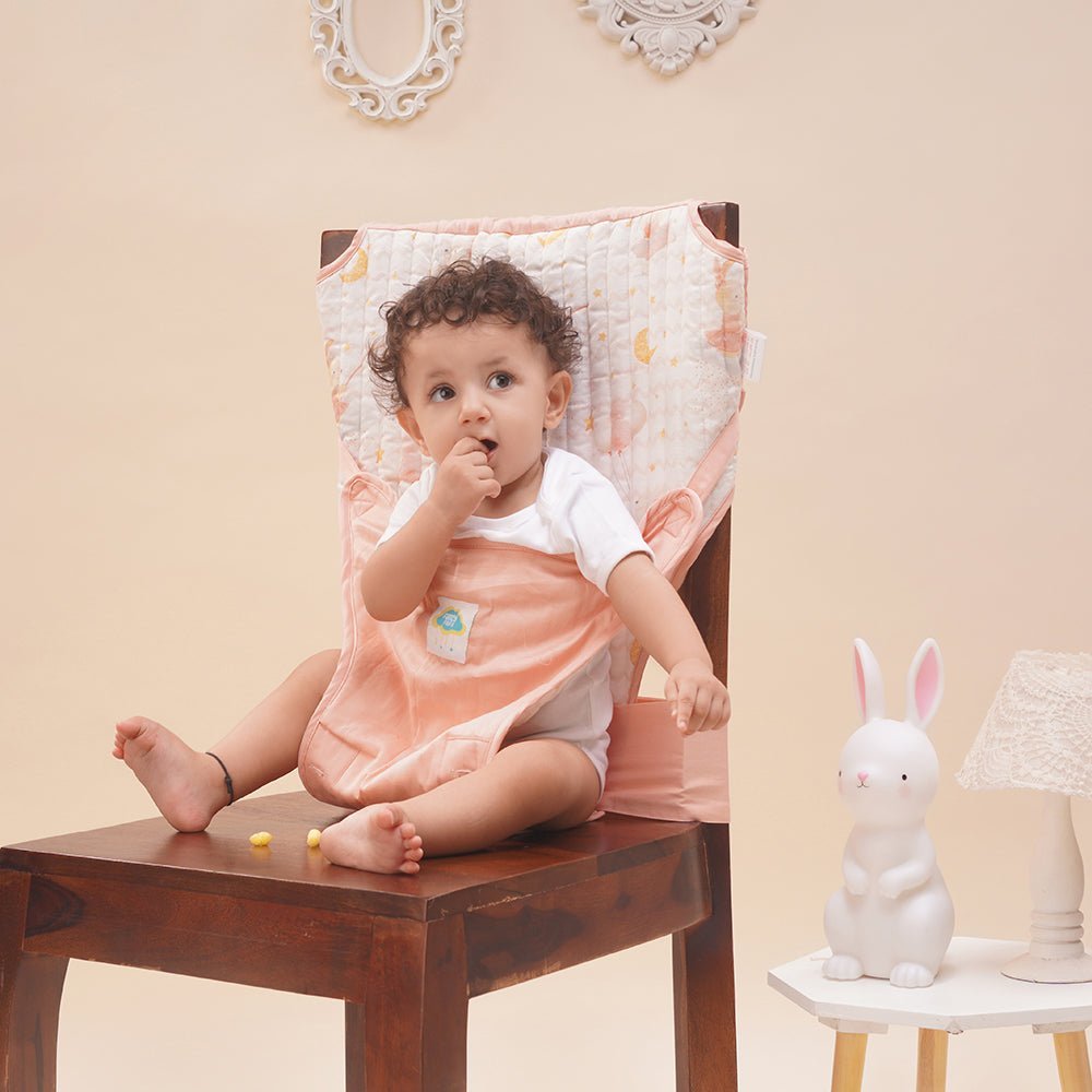 Fancy Fluff Wonder Seat- Portable Baby Seat- Day Dream - FF-DM-QFC-02
