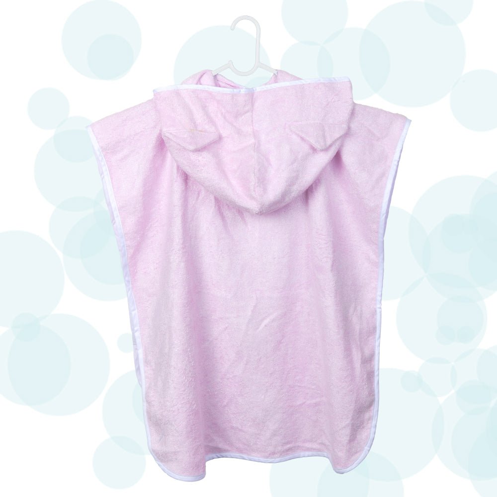 FancyFluff Bamboo Cotton Baby Poncho- Kitty - FF-KT-BHP-04