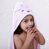 FancyFluff Bamboo Cotton Kids Hooded Towel- Lavender Sundae - FF-LS-KHT-04