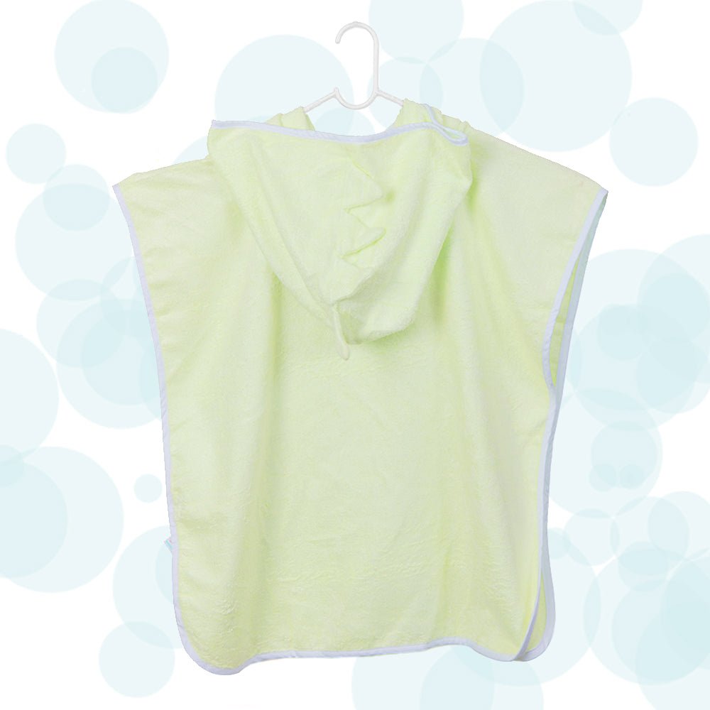 FancyFluff Bamboo Cotton Kids Poncho- Dino - FF-DN-KHP-03
