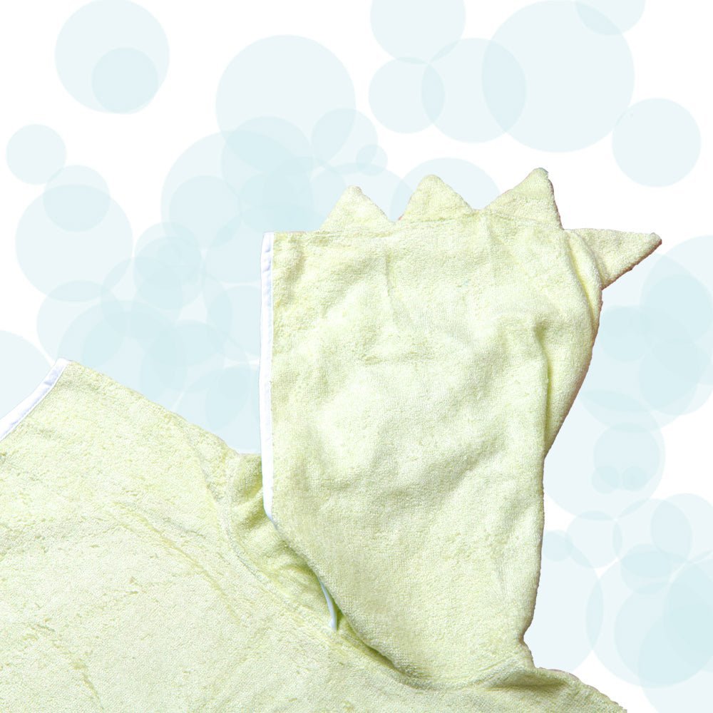 FancyFluff Bamboo Cotton Kids Poncho- Dino - FF-DN-KHP-03