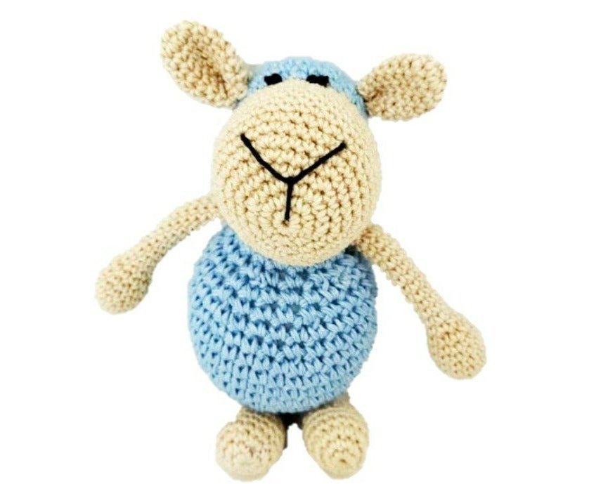 Nuluv-Happy Threads Amigurumi Soft Toy - Handmade Crochet - Blue Sheep - ST000010