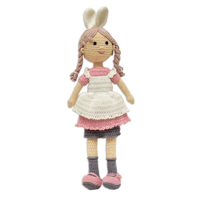 Happy Threads Handcrafted Amigurumi- Eva Doll - ID23A057
