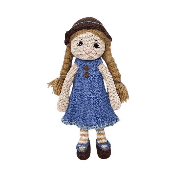 Happy Threads Handcrafted Amigurumi- Zoe Doll - ZEDB0771