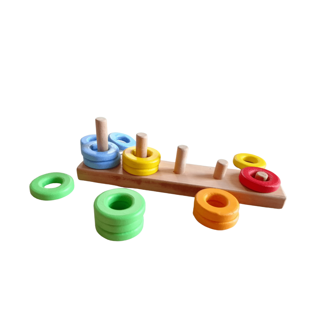 Hawbeez Ring Stacker Toy - BEE0007