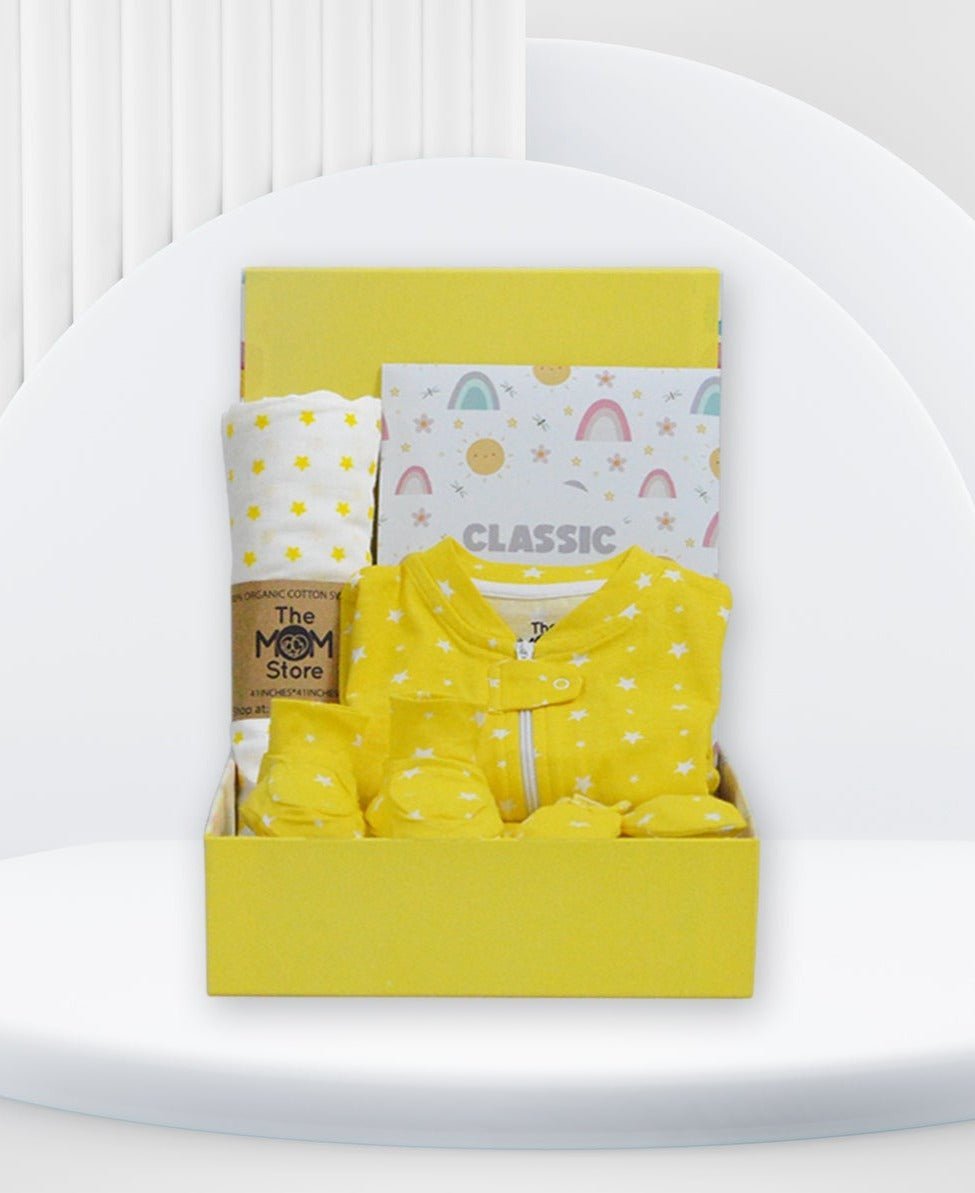 Hello Baby New Born Gift Box- Glitter - GFBX-HLGLT-0-3