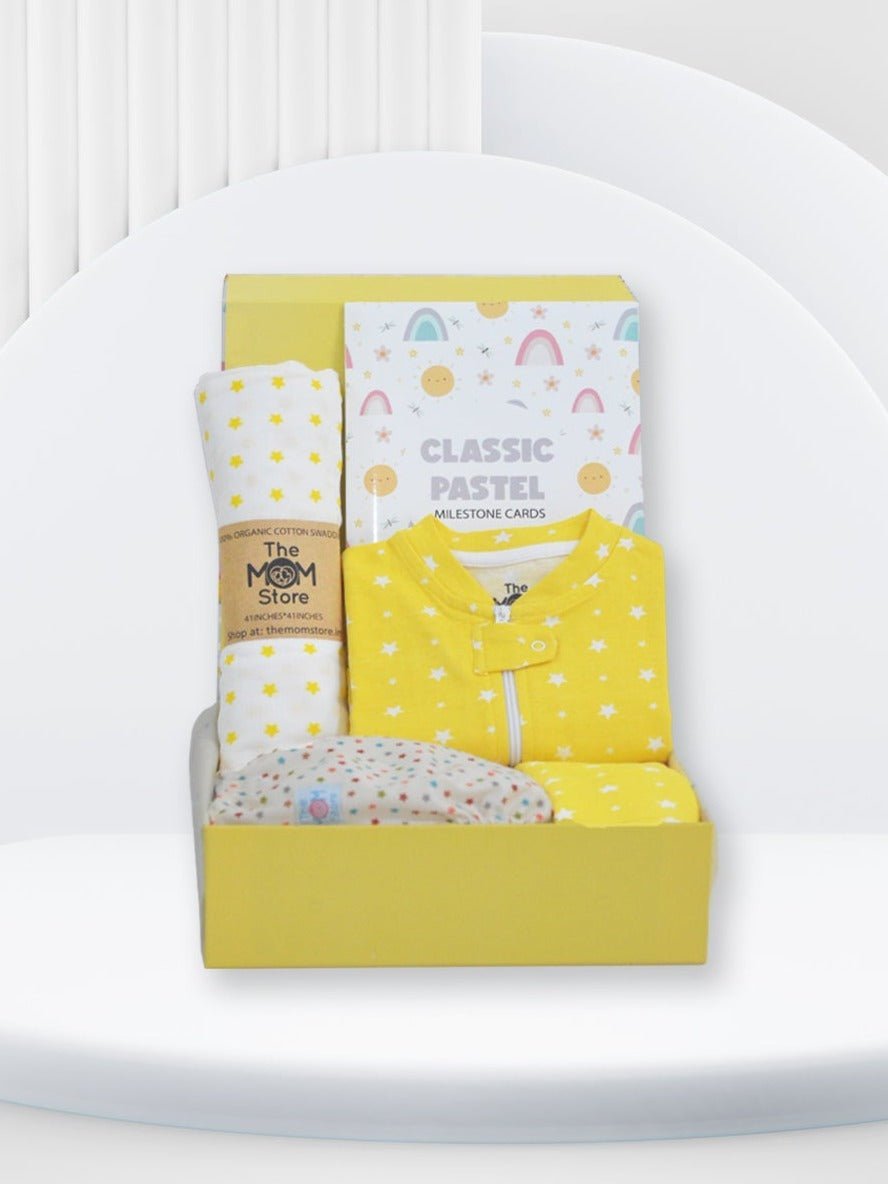 Hello Baby New Born Gift Box - Shimmer - GFBX-HLSHM-GRF-0-6