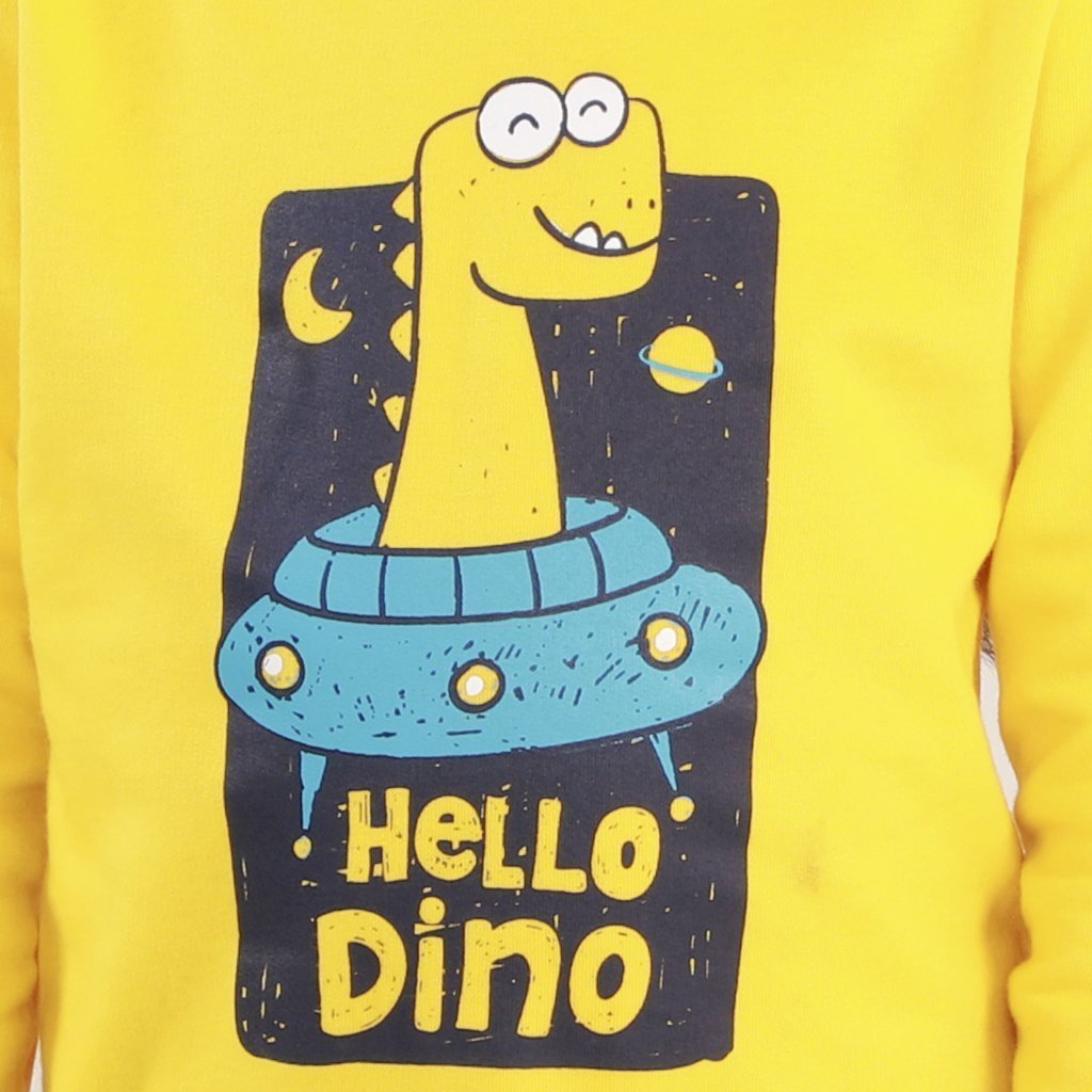 Hello Dino Hooded Sweatshirt - KS-HLDNO-0-6