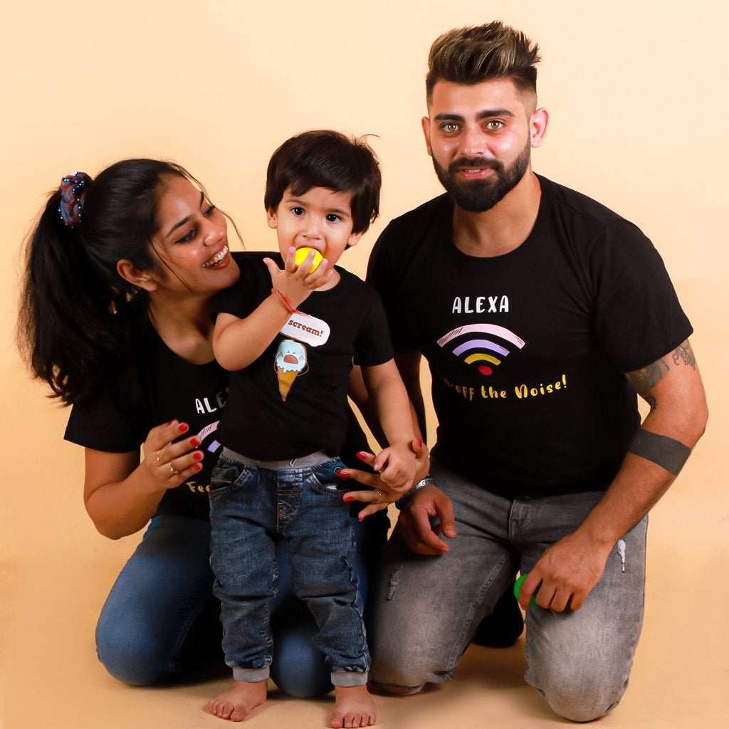 I Scream Matching Family Twinning T shirt- Combo Of 3 - TWTS-ISCRM