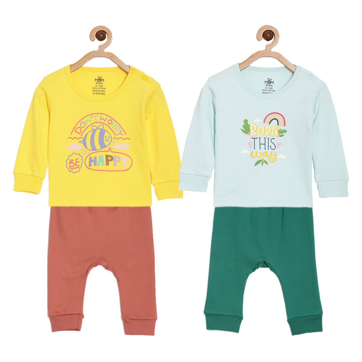 Infant Set Combo of 2- Born This Way & Bee Happy - IPS2-ET-BWBH-0-3