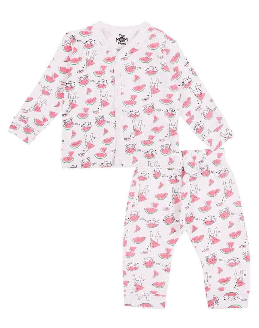 Infant Set Mittens Booties Cap Combo- Summer Melon - IPS2-AO-SMRM-0-3