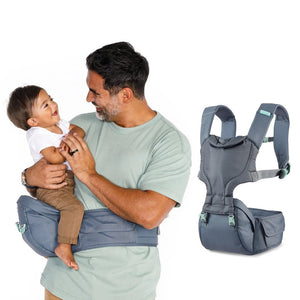 Infantino Hip Rider Plus 5-in-1 Hip Seat Carrier Grey - 300012