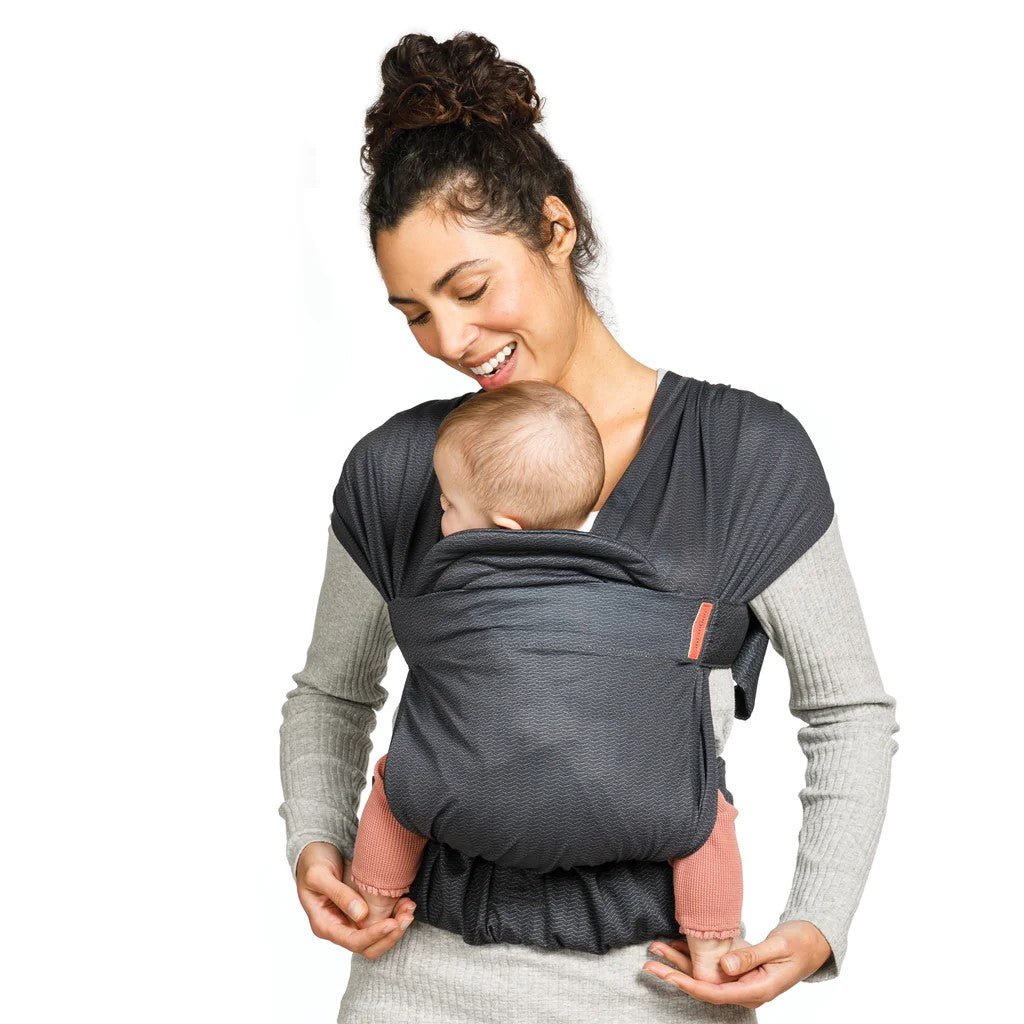 Infantino Hug & Cuddle Adjustable Hybrid Wrap Carrier Black - 300092