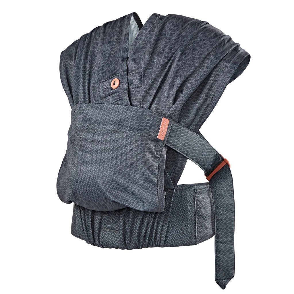 Infantino Hug & Cuddle Adjustable Hybrid Wrap Carrier Black - 300092
