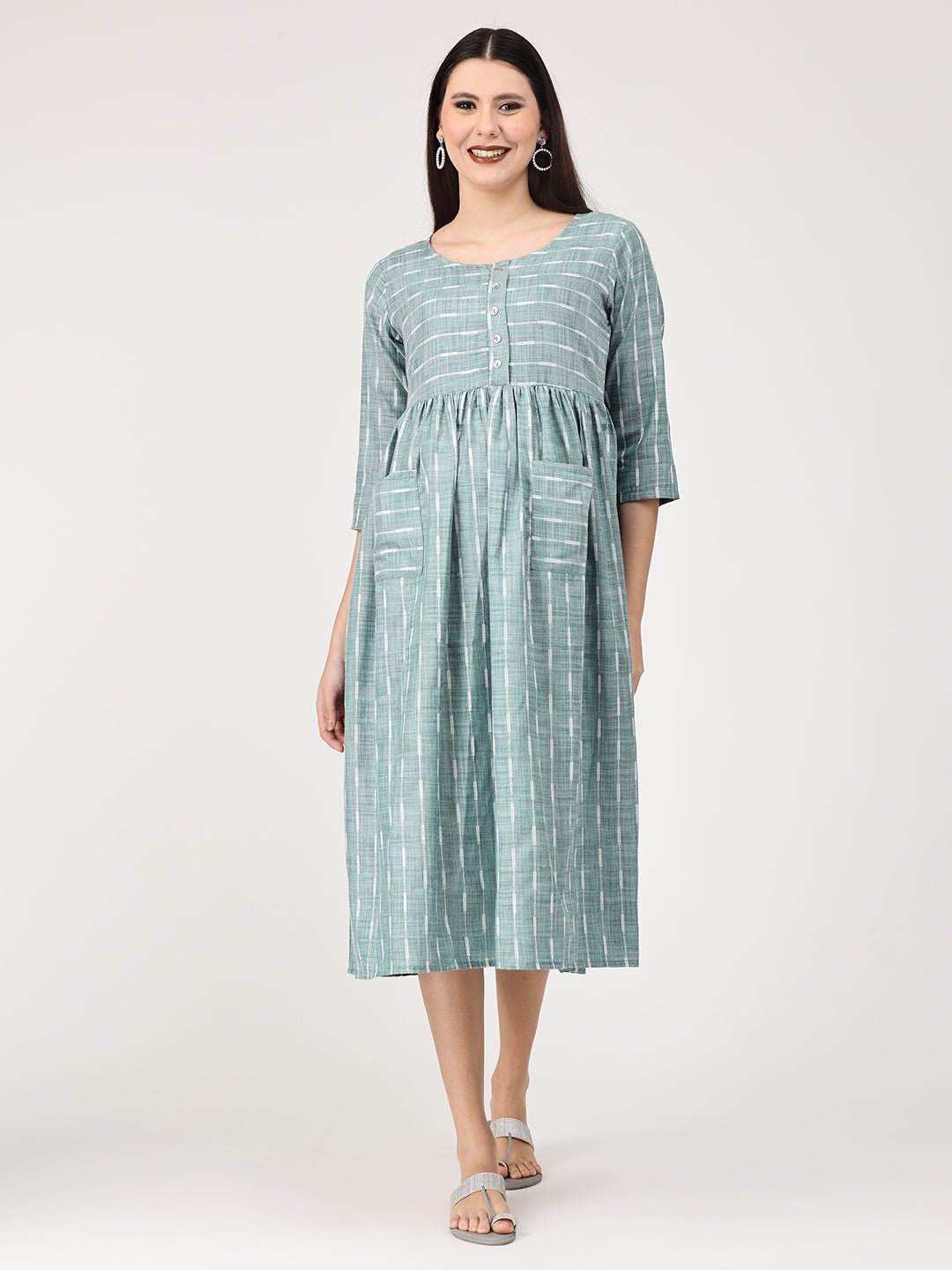 Ivy Green Maternity and Nursing Dress