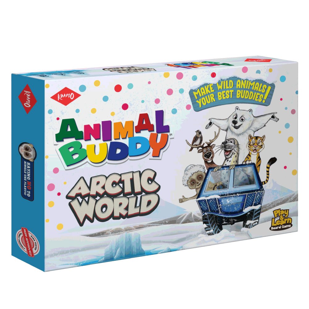 Kaadoo Animal Buddy Arctic World Play & Learn Kids Board Game - AB-Arctic