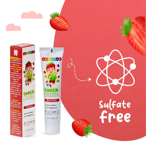 Kiddees Strawberry Kids Toothpaste (Pack of 2) - KID01