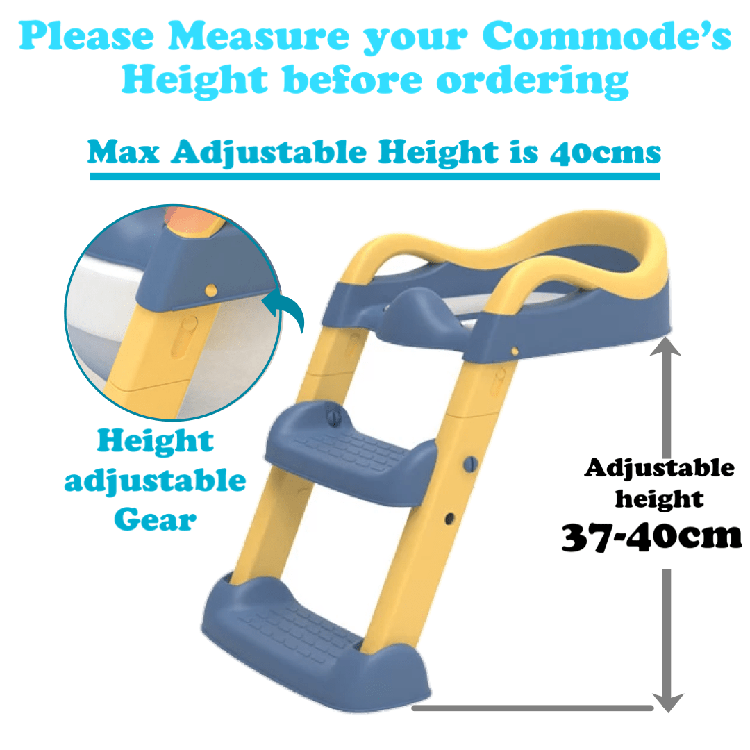 KidDough Baby Potty Training Seat with Ladder: Soft Comfortable Cushion Seat - potter