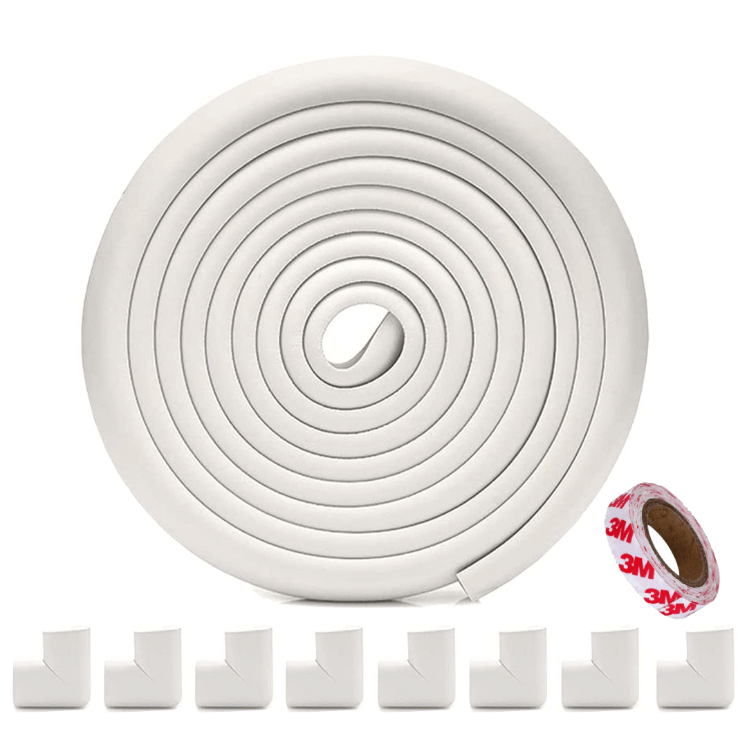 KidDough Baby Proofing Edge & Corner Protector for Kids- Extra Thick for Baby Safety - edgeguard