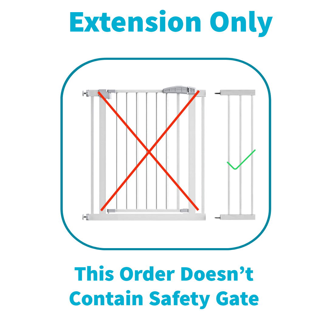 KidDough Baby Safety Gate: Auto Close with Double Lock System (75-82cms) - gate21cm