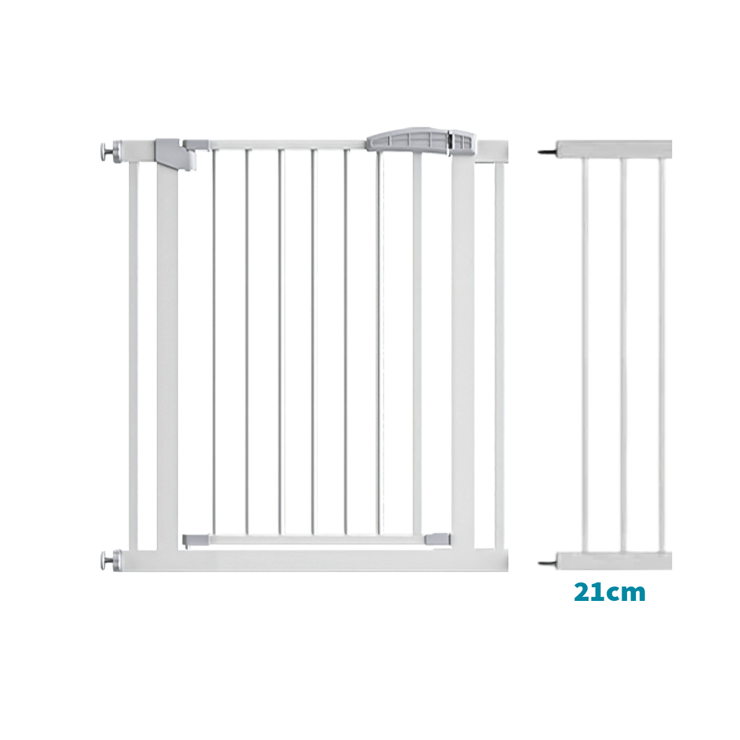 KidDough Baby Safety Gate: Auto Close with Double Lock System (75-82cms) - gate21cm