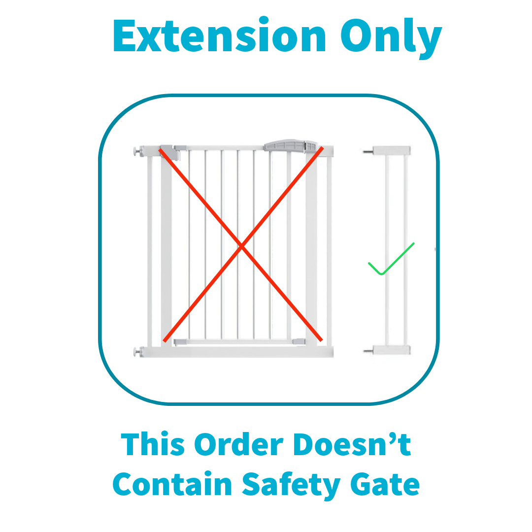 KidDough Baby Safety Gate: Auto Close with Double Lock System (75-82cms) - gate21cm
