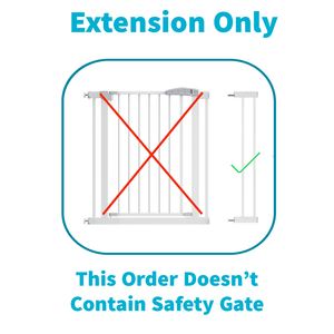 KidDough Baby Safety Gate: Auto Close with Double Lock System (75-82cms) - gate21cm