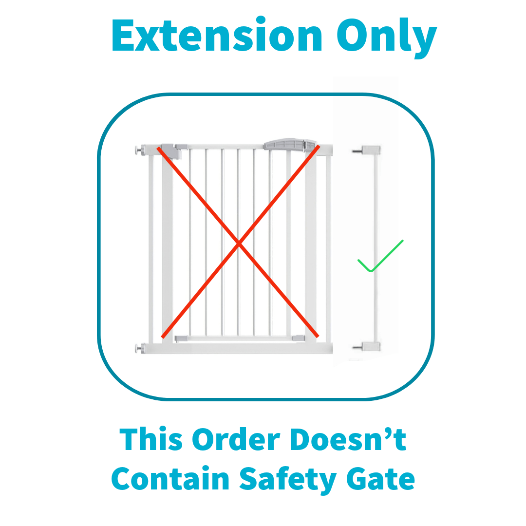KidDough Baby Safety Gate: Auto Close with Double Lock System (75-82cms) - gate21cm