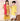 Kids Ethnic Set-Yellow Block Print Dhoti Kurta Boys Set with Floral Print Girls Anarkali Kurta Sharara Set With Dupatta - DK2-YBFPS