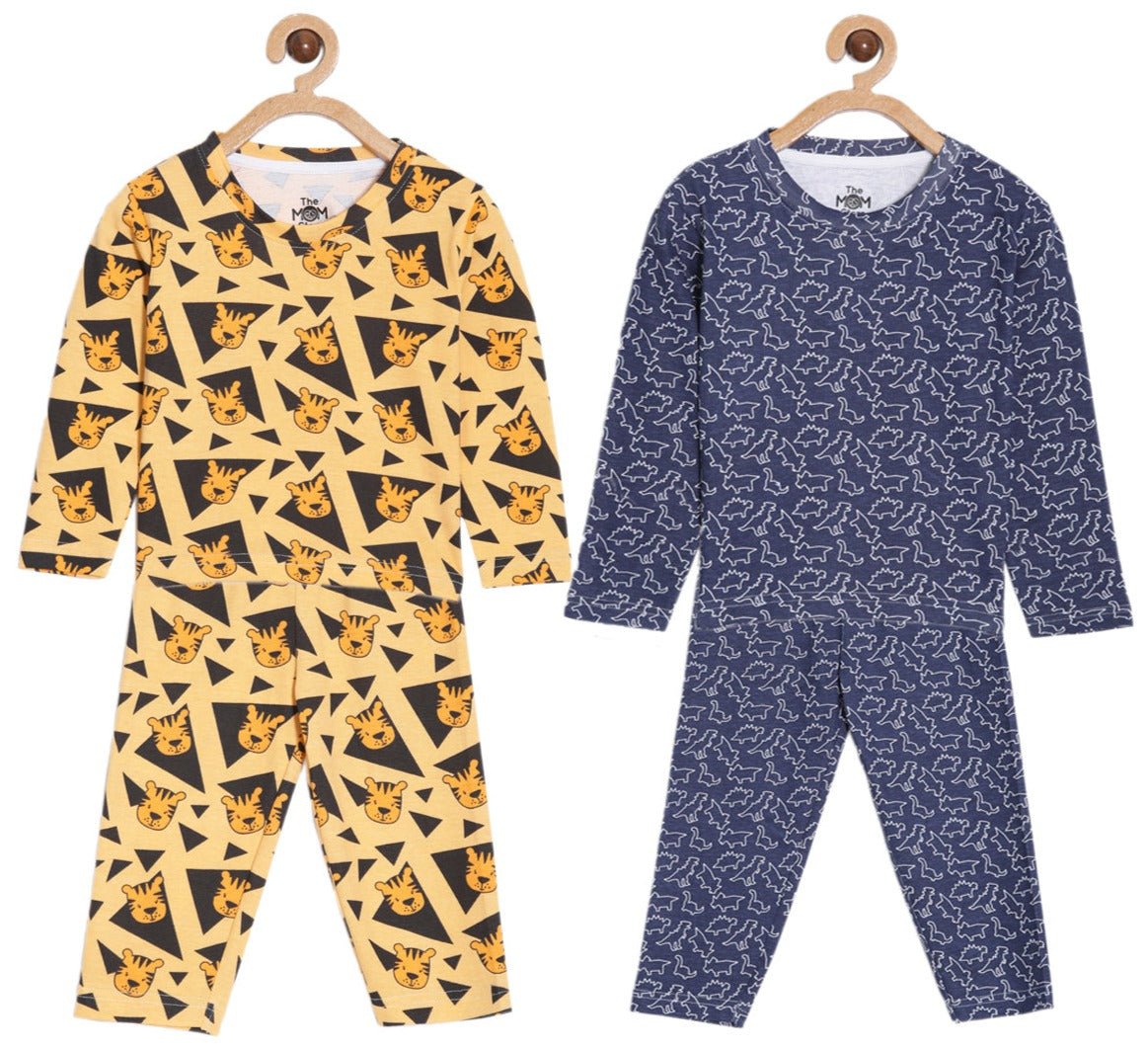 Kids Pajama Set Combo of 2-Tiger Tales & Dinos Rule - PYJ2-MP-TGTDR-0-6