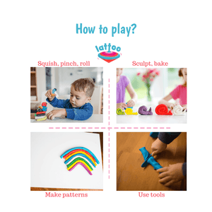 LattooLand Clay Dough Classic Pack - Set of 4 - CLASSIC_PP
