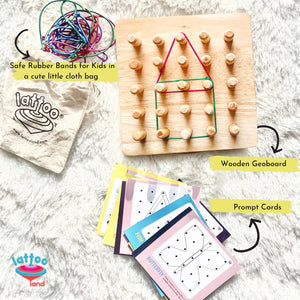 Lattoo Geoboard Sensory Play - GEOBOARD_B