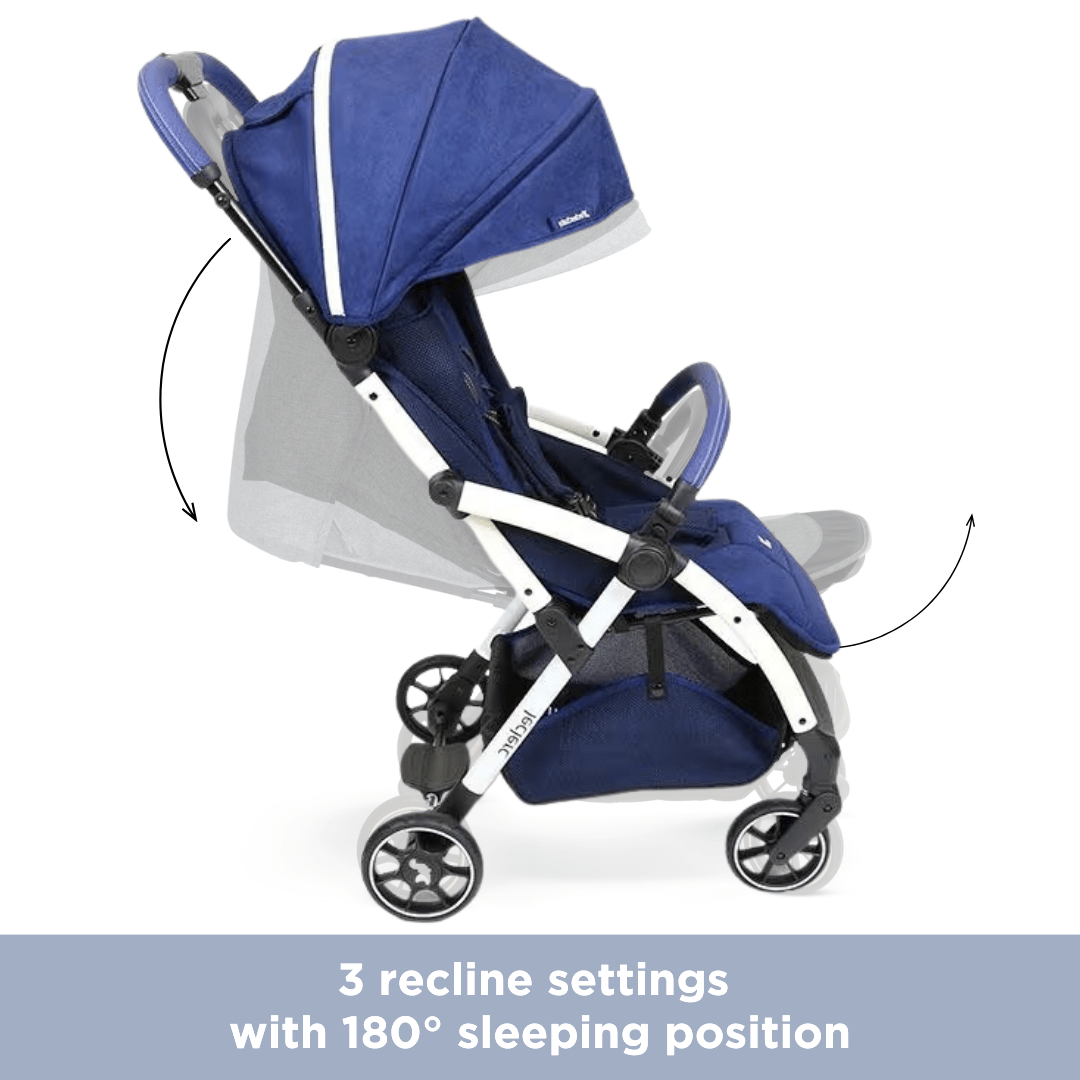 Leclerc Baby Hexagon Stroller- Blue - HEX025MC